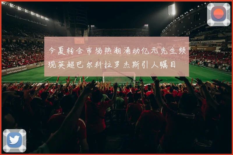 今夏转会市场热潮涌动亿元先生频现英超巴尔科拉罗杰斯引人瞩目